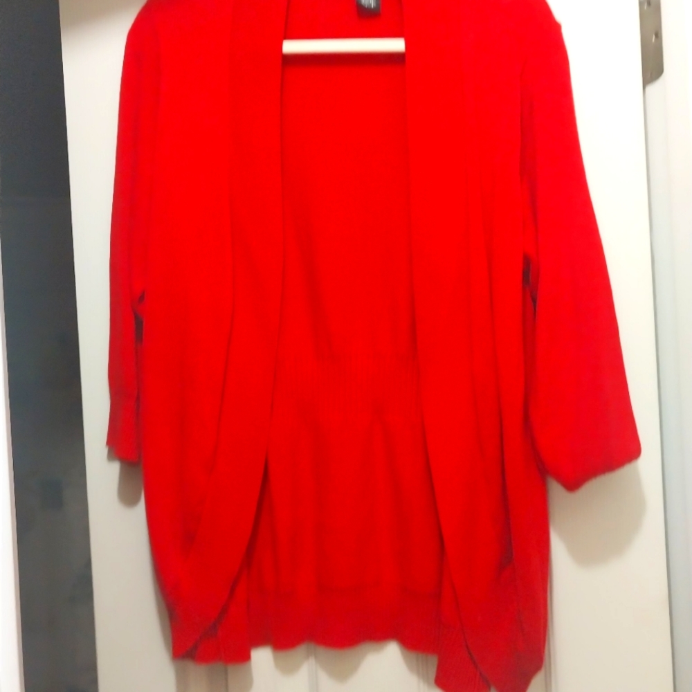 89th & Madison Red cardigan